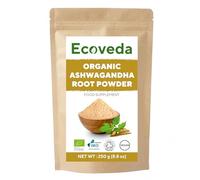Organic Ashwagandha Powder 250 gram, Soil Association Certified Raw Vegan Ashwagandha Powder, Natural Stress Relief and Energy Support, Non-GMO & Gluten Free