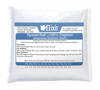 (Organic Bag, 3kg) Elixir Gardens Epsom Bath Salt | 100% ORGANIC or PHARMACEUTICAL FCC FOOD GRADE | 500g - 25kg Bag or Tub
