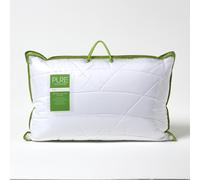 Organic Bamboo Pillow for Side & Back Sleepers Anti-Bacterial Head, Neck Support