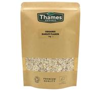 Organic Barley Flakes-Certified Organic, Non-GMO, Vegan, No Additives, No Preservatives, Resealable Bag by Thames Organic 1kg
