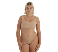 Organic Basics Women's Core Organic Cotton High-Leg Brief Underwear, Hazelnut, M