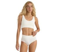 Organic Basics Women's Smooth Hipster Seamless Underwear Panties, Off-White, S
