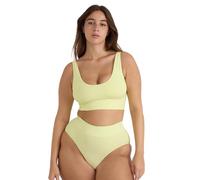 Organic Basics Women's Smooth Scoop Neck Seamless Bralette Bra, Elderflower Green, L