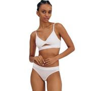 Organic Basics Women's Soft Touch Triangle Bralette Bra, White, S