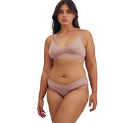 Organic Basics Women's Soft Touch Triangle Bralette, Dusty Rose, M