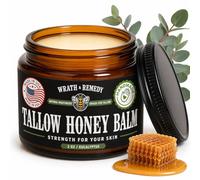 Organic Beef Tallow & Honey Balm for Skin - Concentrated, Eucalyptus (2 OZ)