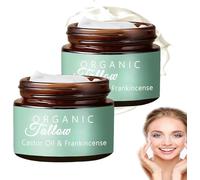 Organic Beef Tallow Skin Care, Beef Tallow Face Cream With Frankincense, Castor Oil, 100% Natural Grass-Fed Beef Tallow Moisturiser For Face & Body, Anti-Aging Tallow And Honey Balm (2)