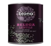 Biona Organic Black Beluga Lentils, 400g