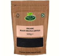 Organic Black Beluga Lentils 500g by Hatton Hill Organic - Certified Organic