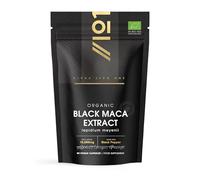 Organic Black Maca Root 15,000mg with Black Pepper - Peruvian Black Maca Supplement for Men - 90 Vegan Capsules (3 Months Supply) - Resealable and Recyclable Pouch by Alpha01