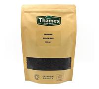 Organic Black Rice -500g - No Additives, No Preservatives, Raw, Vegan, High Protein, GMO-Free - A Nutritious and Delicious Addition to Any Meal - Thames Organic