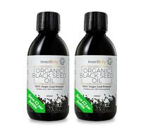 Organic Black Seed Oil Cold Pressed, 400ml High Strength Gold Standard High Strength Up to 5X% - Certified Organic Pure Virgin Oil also known as Kalonji Oil or Black Cumin Seed Oil by Inner Vitality