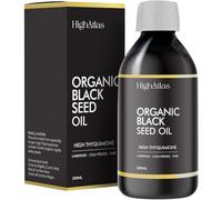 Organic Black Seed Oil, Cold Pressed, Nigella Sativa Black Cumin Seed Oil with High Thymoquinone, Omega Rich for Hair, Skin, Joints, Immunity - Non GMO, Vegan, Kalonji, 200ml