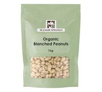 Organic Blanched Peanuts 1kg by Manor Springs Organic