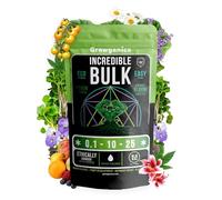 Organic Bloom Booster, Incredible Bulk 0.1-10-25. Organic Vegan Plant Food (1lb)