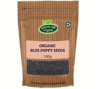 Organic Blue Poppy Seeds 100g by Hatton Hill Organic | Nutty & Versatile Baking Ingredient