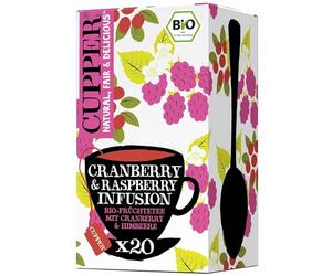 Organic blueberry and raspberry infusion 20 infusion bags