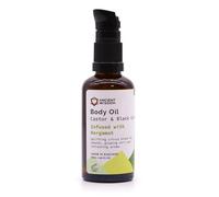 Organic Body Oil, Bergamot Essential Oil Blend, Natural Moisturizing Oil, 50ml, 3.7x11.7cm, Adult, Aromatherapy, Limonene & Linalool, All Skin Types