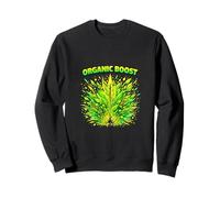 Organic Boost Natural Energy Plant Growth Concept Sweatshirt