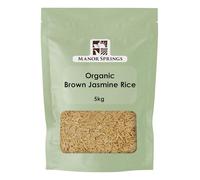 Organic Brown Jasmine Rice 5kg by Manor Springs Organic