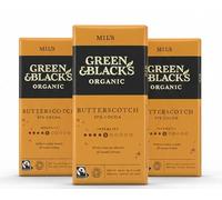 Organic Butterscotch Milk Chocolate 37% Cocoa | With Crunchy Toffee Shards | Premium Organic Chocolate Bars | Rich Creamy Taste | Luxury Gifting & Snacking Chocolate | Pack of 3 (300g)