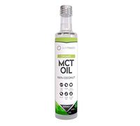Organic C8 & C10 MCT Oil 100% Pure Coconut 500ml Eco-Friendly Glass Bottle