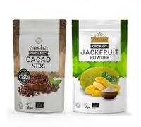 Organic Cacao Nibs 200g and Jackfruit powder 250g - Combo pack Bundle