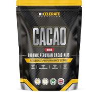 Organic Cacao Nibs - Boost Energy & Wellness with Iron-Rich, Magnesium-Packed Peruvian Raw Cocoa Superfood | Vegan, Gluten-Free, High Fiber for Natural Chocolate Lovers by XCelerate Nutrition (500g)
