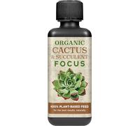 Organic Cactus & Succulent Focus Concentrated Liquid Fertiliser, 300 ml - Plant-Based Fertiliser - Professional Grade Plant Food Concentrate with Kelp Seaweed Extract - Makes 60L Feed