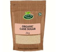 Organic Cane Sugar 2kg by Hatton Hill Organic | Rich in Natural Flavor, Perfect for Baking and Beverages