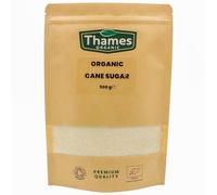 Organic Cane Sugar - No Additives or Preservatives, Vegan, GMO Free, Certified Organic - Perfect for Baking and Sweetening Drinks Naturally - Thames Organic 500g