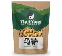 Organic Cashew Nuts 500g | Whole Raw | High Protein & Fibre