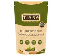 Organic Cassava Flour 500g - 100% Pure Gluten-Free & Grain-Free Flour - 1:1 Wheat Flour Substitute for Baking & Cooking - Vegan, Paleo & Allergen-Free - Fairtrade - TIANA