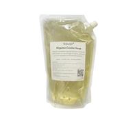 Organic Castile Soap, Unscented, 1 Litre Refill, Vegan Pure Liquid Soap for Hand, Body & DIY products, Natural Homemade Product Ingredient