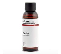 ORGANIC - CASTOR Oil - 50mL - 100% Pure, Natural, Cold Pressed and Cosmos Certified - AROMA LABS (French Brand)