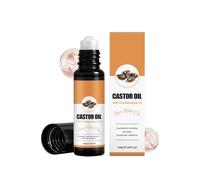Organic Castor Oil Roll On for Face, Rollerball Castor Oil for Eyes, Gently Cares For The The Eyes, Deep Moisturizing Skin Care, Fast Absorbing Roller Ball (1)