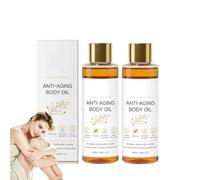 Organic Castor Oil Roll-On Quartz Roller, Cold-Pressed Beauty Oil (2PCS) | Mess-Free Roller Bottle, Nourishing Multipurpose Carrier Oil, Castor Oil Roll On for Belly Face, Under Eyes, Brows, Body Skin