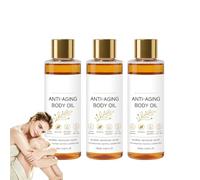 Organic Castor Oil Roll-On Quartz Roller, Cold-Pressed Beauty Oil (3PCS) | Mess-Free Roller Bottle, Nourishing Multipurpose Carrier Oil, Castor Oil Roll On for Belly Face, Under Eyes, Brows, Body Skin