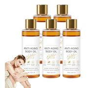 Organic Castor Oil Roll-On Quartz Roller, Cold-Pressed Beauty Oil (5PCS) | Mess-Free Roller Bottle, Nourishing Multipurpose Carrier Oil, Castor Oil Roll On for Belly Face, Under Eyes, Brows, Body Skin