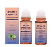 Organic Castor Oil Roller, containing Rose Quartz Roller Essential Oil, Natural Ingredients, Gentle Nourishment of The Skin