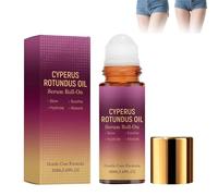 Organic Castor Oil Rose Quartz Roller Ball, 100% Pure Castor Oil Organic Cold Pressed for Face and Body, Hair, Eyebrows, Moisturize Skin, Glass Bottle for All Skin Types (A-1pcs)