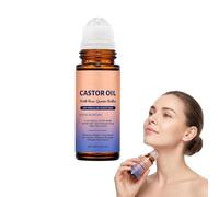 Organic Castor Oil With Rose Quartz Roller, 100% Pure, Cold-Pressed, Amber Glass Bottle For The Skin, Nourishing And Gentle, For Stomach, Face And Body, Suitable For All Skin Types (3)