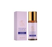 Organic Castor Oil With Rose Quartz Roller, Deep and Lasting Hydration, Amber Glass Bottle For The Skin, Nourishing And Gentle, Non-Greasy, Castor Oils Skin Care for Men and Women