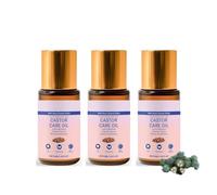 Organic Castor Oil with Rose Quartz Roller, Pure Cold-Pressed, Deep Hydration & Smoothing, for Radiant Skin, Moisturize Skin,Suitable For All Skin Type, Lush Hair & Relaxation