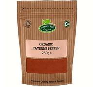 Organic Cayenne Pepper 250g by Hatton Hill | Cayenne Pepper Rich, Deliciously Warm, Smoky Aroma, Make it an Appealing Addition to Many Dishes.