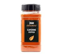 Organic Cayenne Pepper | 280g | Hot Cayenne Chilli Powder | Certified Organic Ground Cayenne Pepper