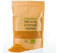 Organic Cayenne Pepper Powder Fat Energy Burner Loss Diet Weight Satiety Management Vegan (500g)