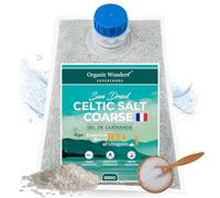 Organic Celtic Salt Coarse (500g) | MAGNESIUM RICH | 100% NATURAL | UNREFINED | Rich in 82+ Essential Minerals | Sun Dried | Hand-Harvested in France by Organic Wonders®