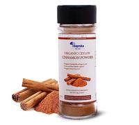 Organic Ceylon Cinnamon Powder | Trure ceylon cinnamon Kapruka cinnamon powder in Glass Jar with Plastic Shaker/Sprinkle Bottle, Shiped from Sri Lanka (Ceylon). | 1.41 oz