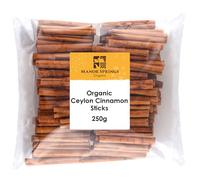 Organic Ceylon Cinnamon Sticks 250g by Manor Springs Organic